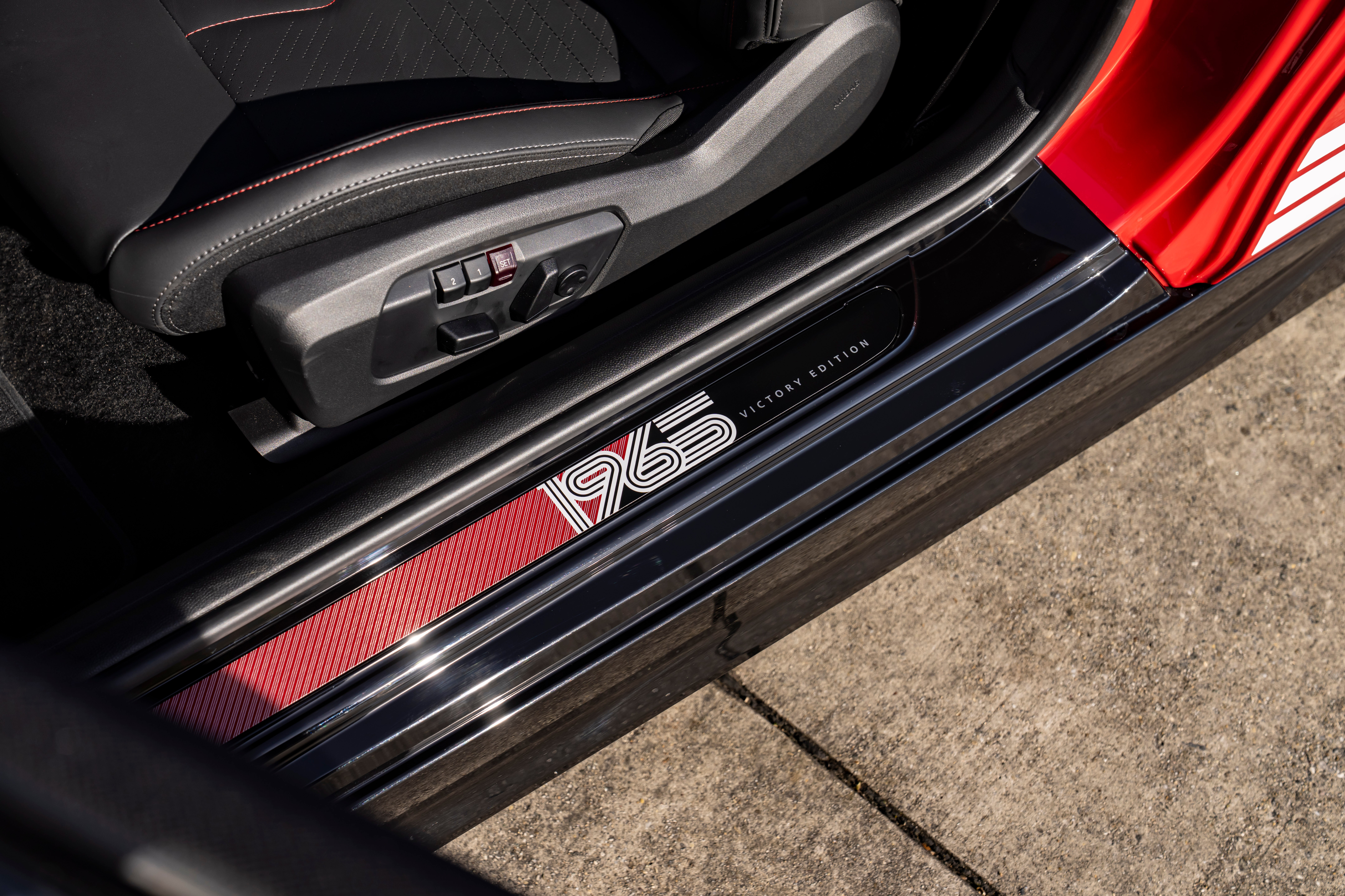 Battitacco con scritta «1965» in bianco